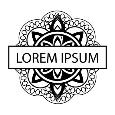 Beyaz izole arka planda yuvarlak gradyan mandala. Vector boho mandala renkleri. Çiçek desenli mandala. Yoga şablonu