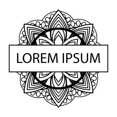 Beyaz izole arka planda yuvarlak gradyan mandala. Vector boho mandala renkleri. Çiçek desenli mandala. Yoga şablonu