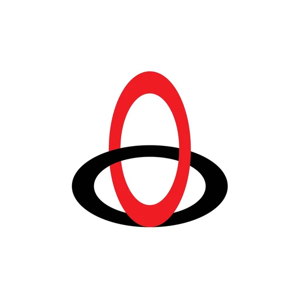 Çember Logo Tasarımı Şablon Çizimi — Stok Vektör