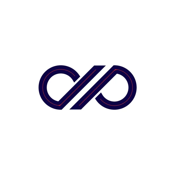 Infinity Vector Logo Template Desain Ilustrasi Vektor Eps - Stok Vektor