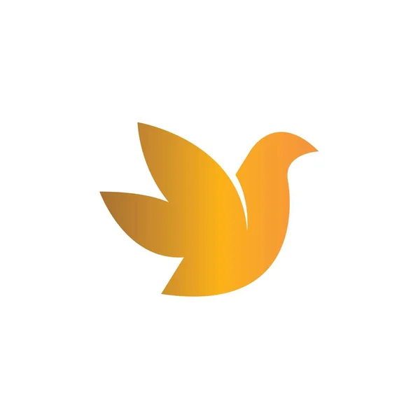 Εικονογράφηση Διάνυσμα Πρότυπου Λογότυπου Φτερών Πουλιών — Διανυσματικό Αρχείο