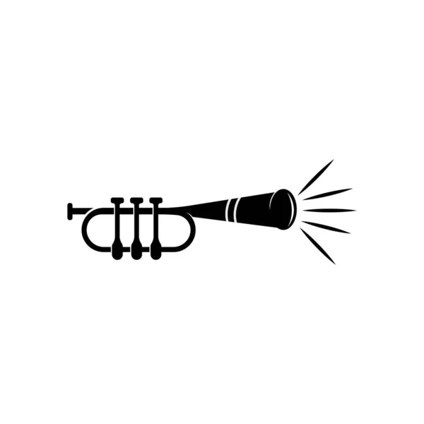 Saxophontrompeten Vektor Symbol Saxofon Symbol Lineares Stilschild Für Mobiles Konzept — Stockvektor