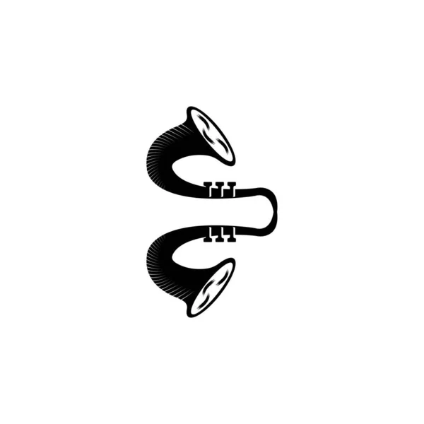 Ikona Wektora Saksofonu Symbol Saksofonu Liniowy Znak Stylu Dla Mobilnej — Wektor stockowy