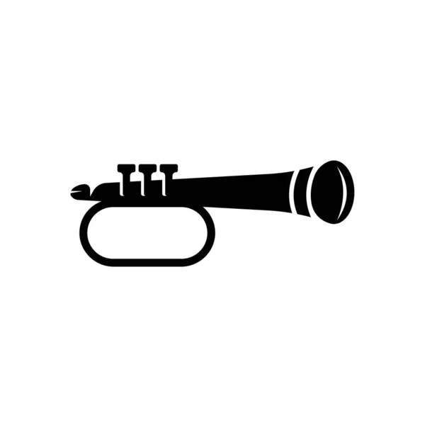 Саксофонская Икона Вектора Трубы Саксофонный Символ Линейный Знак Стиля Мобильной — стоковый вектор
