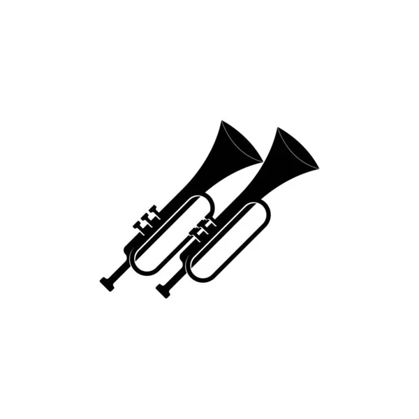 Saxophone Trumpet Vector Icon Saxophone Symbol Linear Style Sign Mobile — Stock Vector