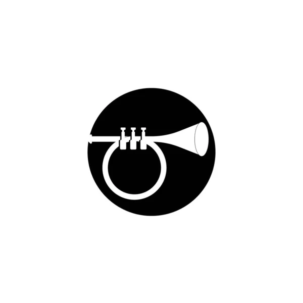Saksafon Trompet Vektör Ikonu Saksafon Sembolü Mobil Konsept Web Tasarımı — Stok Vektör