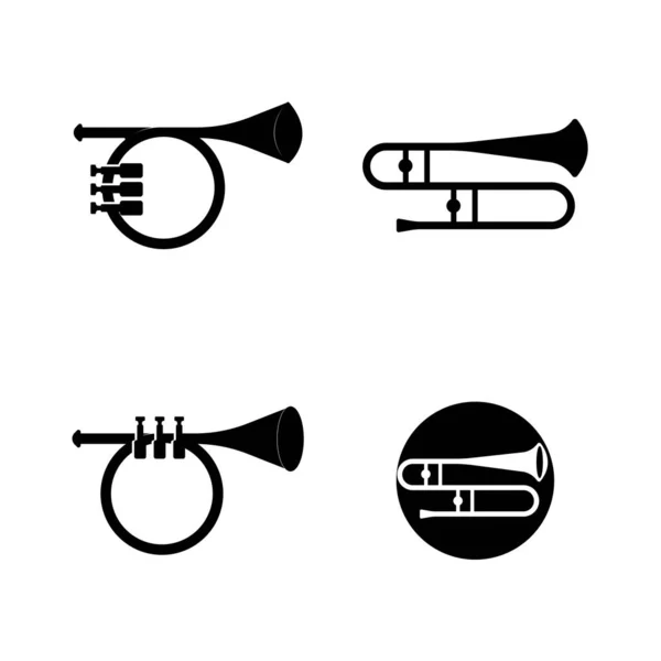 Saxophone Trumpet Vector Icon Saxophone Symbol Linear Style Sign Mobile — Stock Vector