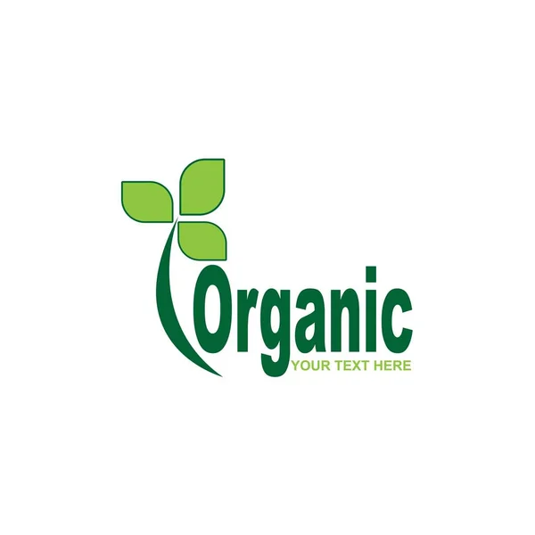 Organic Doodle Organic Leaves Emblems Stickers Frames Logo — Image vectorielle