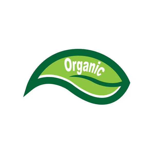 Organic Doodle Organic Blätter Embleme Aufkleber Rahmen Und Logo — Stockvektor