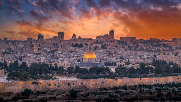 View Jerusalem Sunset — Stock Photo, Image