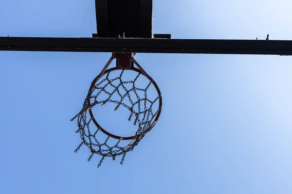 Basketball Basket Background Blue Sky - Stock-foto