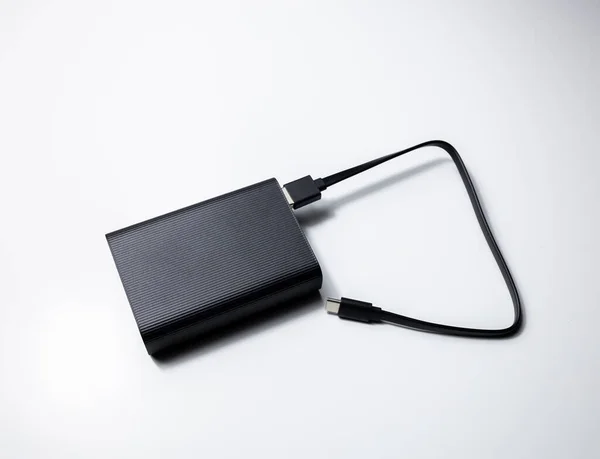 Powerbank Auf Weißem Hintergrund — Stockfoto