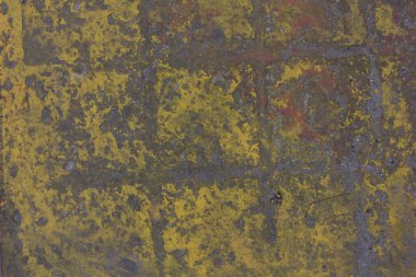 Kırık boyalı, eski, kirli bir duvar. Yüksek çözünürlük.