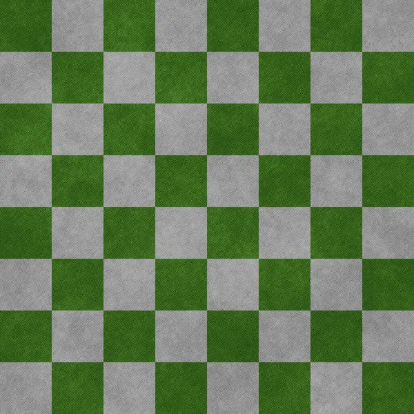 Natural Green Gray Checker Textura Tecido Como Fundo — Fotografia de Stock