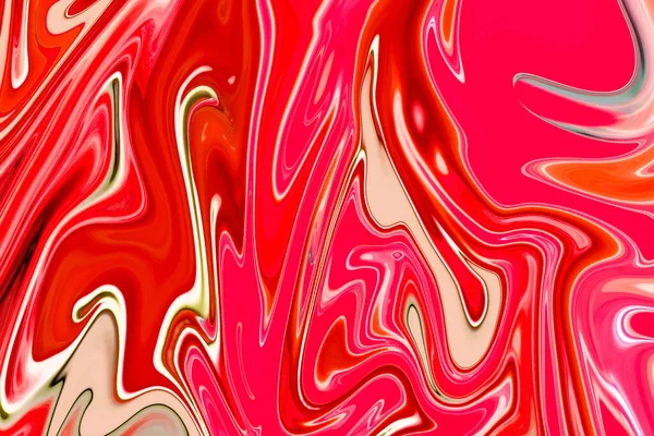 Astratto Colore Della Vernice Sfondo Acrilico Liquido Vernice Texture Fragola — Foto Stock