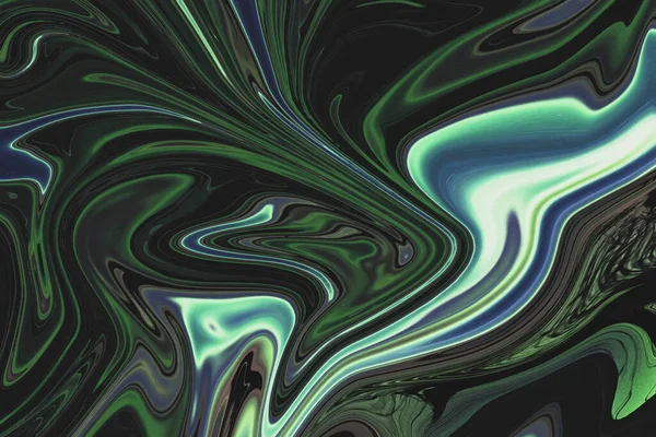 Абстрактный Цвет Фона Акриловая Жидкая Краска Текстуры Гоблин — стоковое фото
