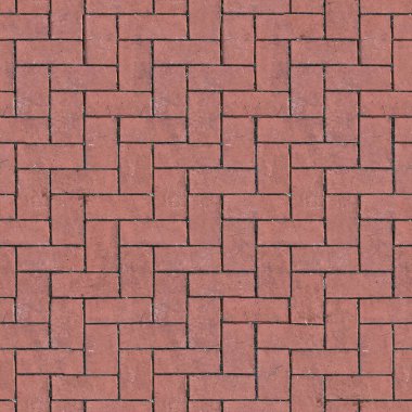 Doku kırmızı tuğla kaldırım. Yüksek çözünürlük