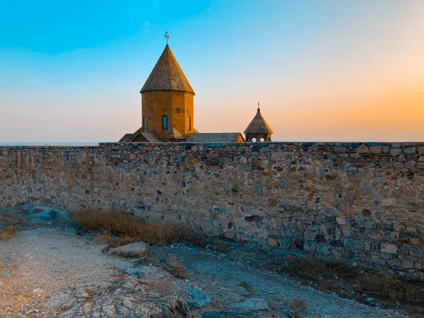 Biara Armenia Paduan Suara Virap Musim Gugur — Stok Foto