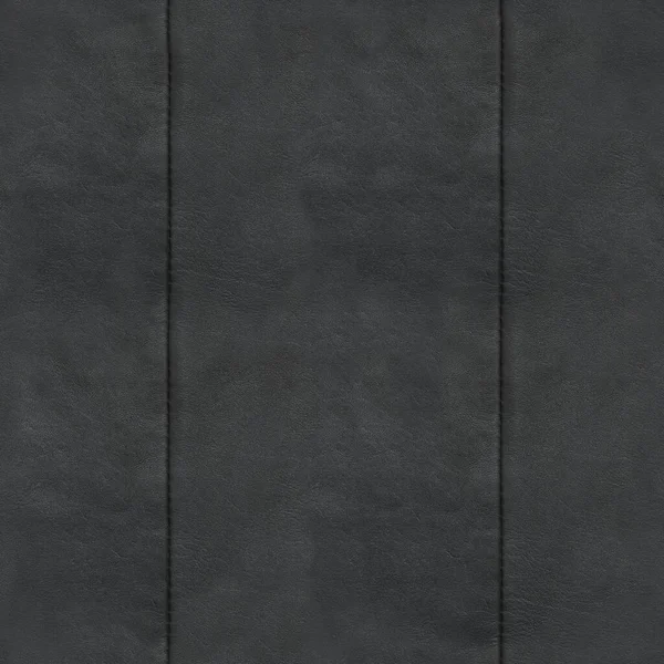 Textura Cuero Negro Cosido Textura Alta Resolución Contexto — Foto de Stock