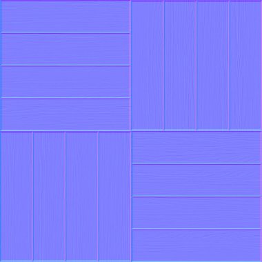 Normal harita dokusu Kare Deseni Parkediyor