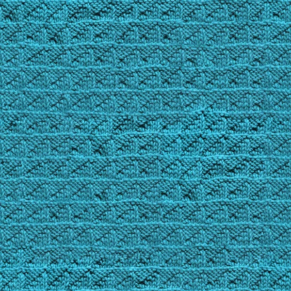 Textuur Stof Blauw Gebreid Resolutie Achtergrond — Stockfoto