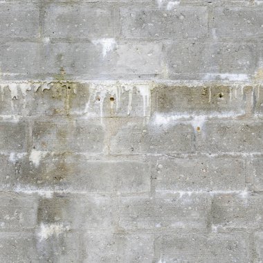 Çimentoyla kaplı gri tuğla duvar, yüksek detay, arka plan yüksek kalite