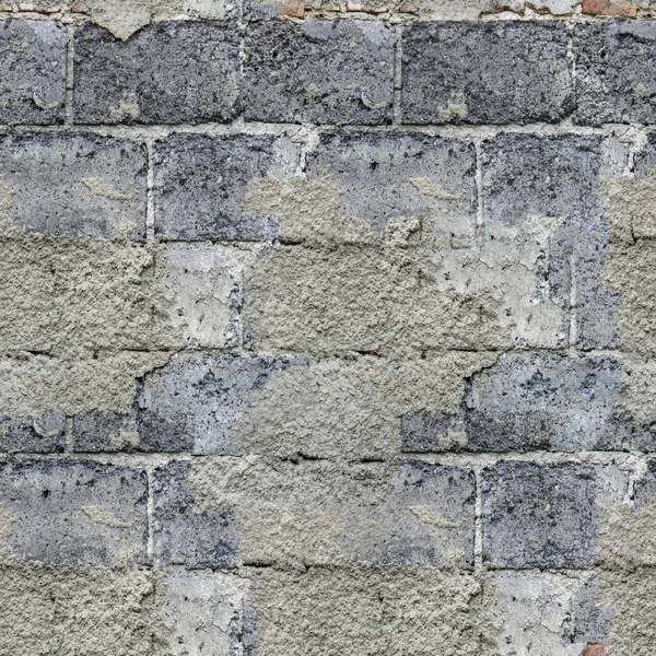 Textur Graue Ziegelwand Mit Zement Mit Hohem Detail Hintergrund Hohe — Stockfoto