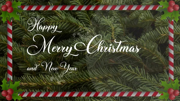 Merry Christmas Happy New Year 2022 Wallpaper High Quality — Stock Photo, Image