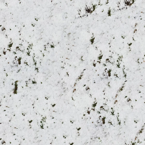 Seamless Texture Snow Covering Grass High Resolution Background Natural Wallpaper — Stock Photo, Image