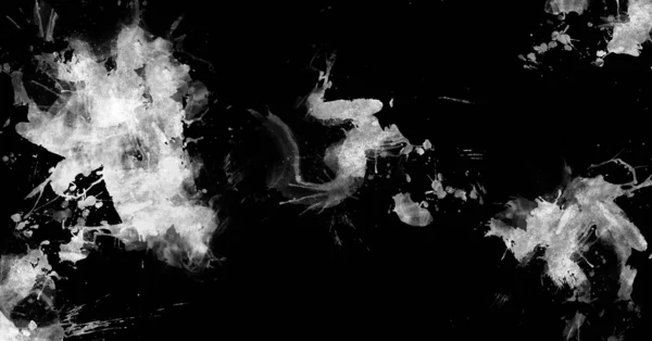 Grunge Painting Texture Black White Abstract — Fotografia de Stock