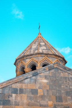 Hovhannavank Monastery in winter, village Ohanavan, Aragatsotn Province of Armenia