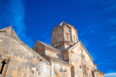 Hovhannavank Monastery in winter, village Ohanavan, Aragatsotn Province of Armenia