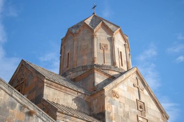 Hovhannavank Monastery in winter, village Ohanavan, Aragatsotn Province of Armenia