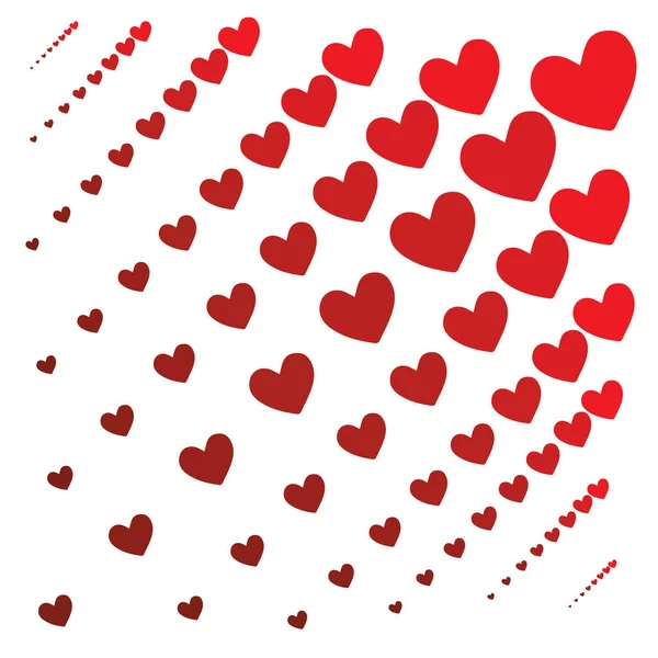 Fundo Dia Valentim Feliz Com Corações Conceito Romântico Para Dia — Fotografia de Stock