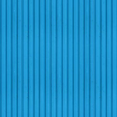 Mavi renkli desenli metal çit.