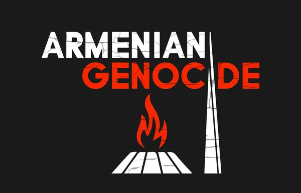 Ludobójstwo Ormian Tsitsernakaberd Erywań Armenia — Zdjęcie stockowe