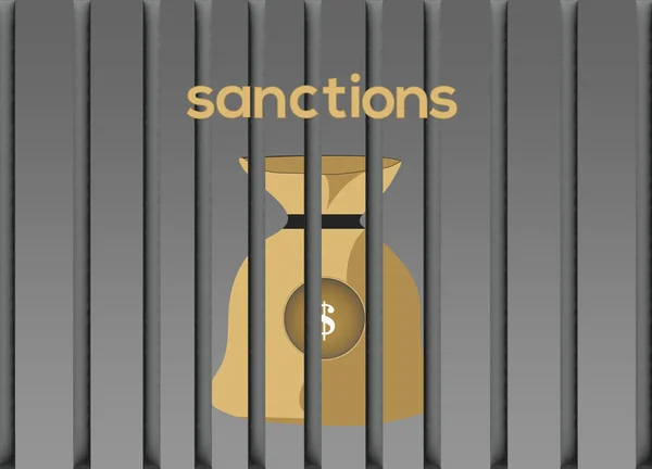 Sankcje Nałożone Rosję Tło Rosja Sankcje — Zdjęcie stockowe