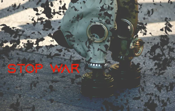 Σταματήστε Τον Πόλεμο Ρωσία Εναντίον Ουκρανίας Πόλεμος Μεταξύ Ρωσίας Και — Φωτογραφία Αρχείου