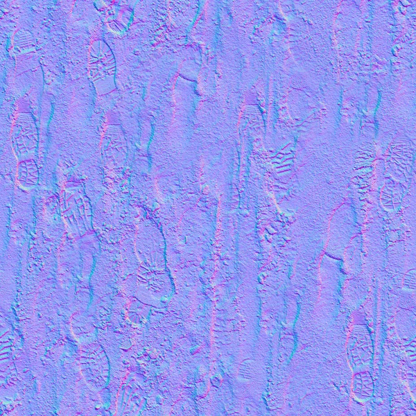Mappa Normale Texture Neve Mappatura Normale — Foto Stock