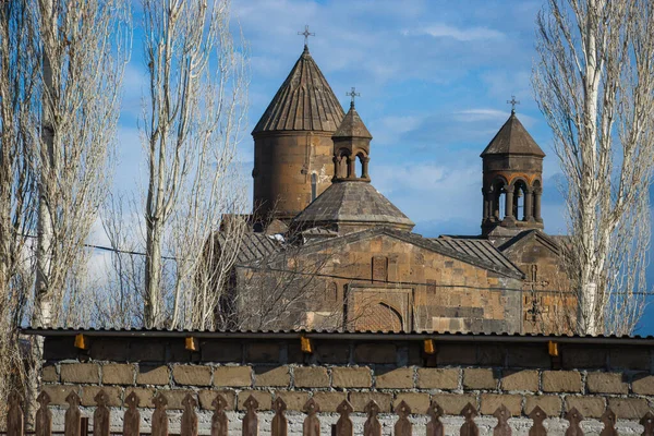 Saghmosavank Biara Armenia Provinsi Aragatsotn Gereja Apostolik Armenia — Stok Foto