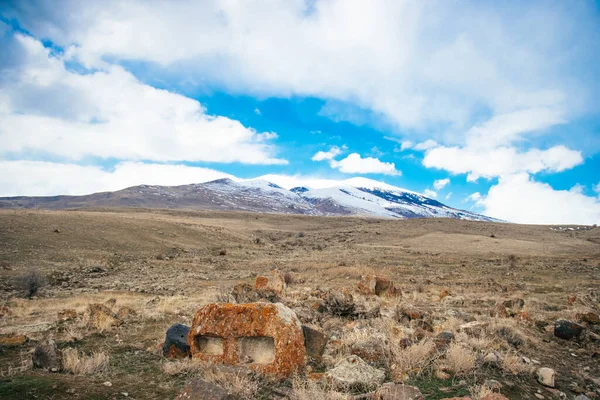 Гора Армении Арагацотнская Область Егвард — стоковое фото