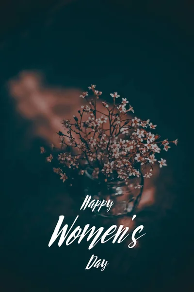 国際女性デーの背景 Happy Women Day — ストック写真