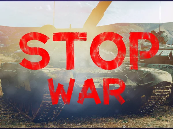 Stoppt Den Krieg Frieden Der Welt — Stockfoto