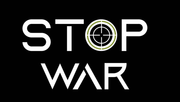Прекратить войну. вместо буквы Снайперского прицела