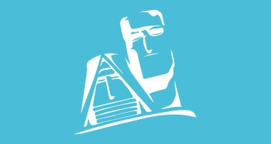 Artsakh arkaplanı Dedo Babo heykeli,