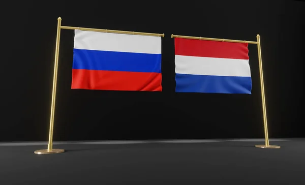 Adesivo Retangular Bandeira da Federação Russa