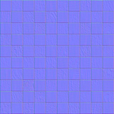 Normal harita ahşap döşeme dokusu, normal eşleştirme