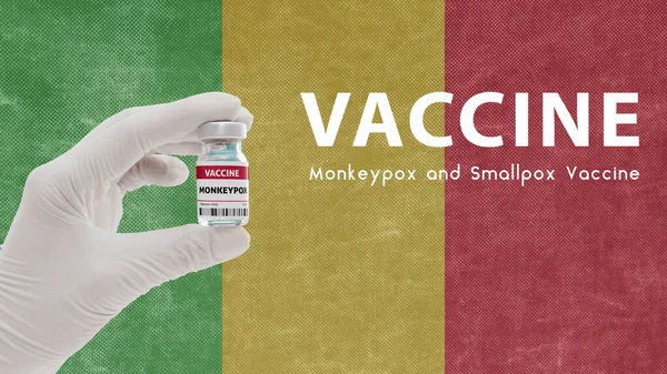 Impfung Monkeypocken Und Pocken Affenpocken Pandemie Virus Impfung Mali Gegen — Stockfoto