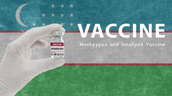 Impfung Monkeypocken Und Pocken Affenpocken Pandemie Virus Impfung Usbekistan Monkeypocken — Stockfoto