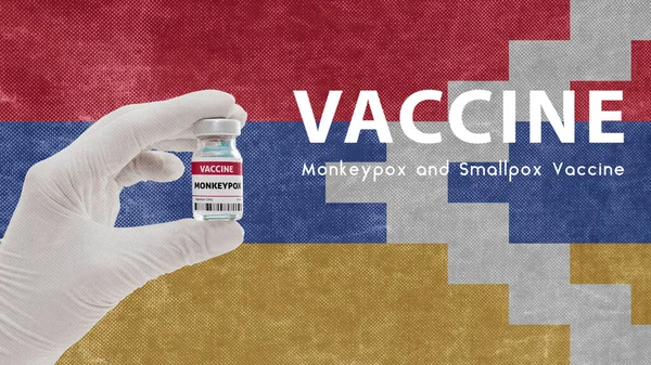 Impfung Monkeypocken Und Pocken Affenpocken Pandemie Impfung Artsakh Gegen Monkeypox — Stockfoto